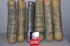 A droga estava enterrada dentro de um tonel na Mata da Bica