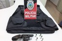 Em João Pessoa, policiais militares apreenderam uma pistola calibre 38 no bairro dos Bancários
