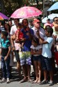 A população ao desfile de 7 de setembro na capital