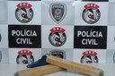 Ação também resultou na apreensão de 2kg de maconha