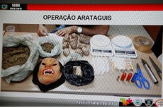 Operação Arataguis teve início há cerca de três meses com o objetivo de desarticular o grupo que agia no Litoral Sul 