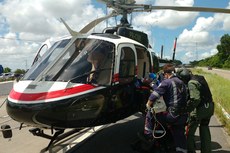 Desde o início dos festejos carnavalescos, esse é o terceiro resgate realizado pela equipe do Acauã