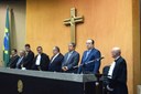 A solenidade, ocorrida no Pleno da Corte, foi prestigiada por magistrados, acadêmicos, políticos, amigos e familiares