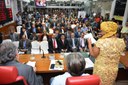 Solenidade reuniu vereadores, prefeito e vice da capital, secretários de governo e representantes da sociedade civil e organizada