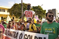 Ato na capital paraibana fez parte da jornada de lutas “Fora Temer”, organizada em todo o País