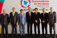 O Encontro dos Governadores do Nordeste contou com a presença dos governadores da Paraíba, Ceará, Alagoas, Rio Grande do Norte, Pernambuco, Piauí e Sergipe
