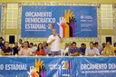 "Estamos colocando no ODE o direito da população escolher as prioridades de cada região", ressaltou o governador