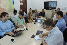 Os membros do Fida se reuniram com a equipe do Procase e com o coordenador Aristeu Chaves