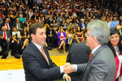 O governador Ricardo Coutinho disse estar satisfeito em ver um deputado estadual “determinado e corajoso” à frente da ALPB