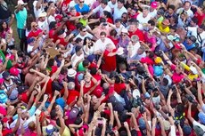 Entrega da Transposição do Rio São Francisco em Monteiro, em março de 2017, foi evento cívico já realizado no Nordeste