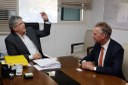 Governador em reunião com o embaixador da Holanda, Han Peters