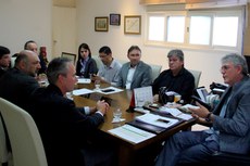 Foram discutidos projetos estruturantes para o Estado nas áreas de recursos hídricos e de saneamento básico