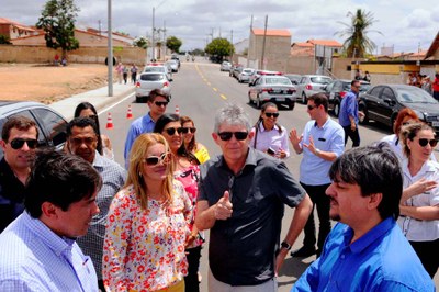 "É mais uma obra estruturante que fazemos em Campina Grande, ao lado de outras que ainda serão entregues, como o Parque de Bodocongó", disse Ricardo