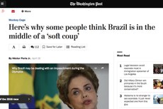 Americano Washington Post reconhece ataque à Presidência da República como um golpe