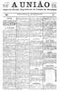 Capa da primeira edição do jornal A União, publicada em 2 de fevereiro de 1893