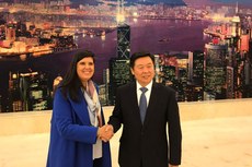 Vice-governadora se reuniu com autoridades e empresários chineses