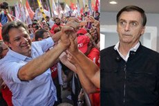 Aumento na rejeição a Jair Bolsonaro e crescimento de Fernando Haddad reflete momento político e indica mudança no eleitorado
