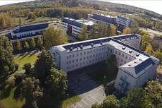 Vista de cima do campus da Universidade de Ciências Aplicadas de Häme, em Hämeenlinna, na Finlândia