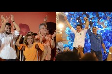 Ao todo, 17 partidos compõem o arco de alianças em torno de Cida; para a tentativa de reeleição, 12 partidos estão com Cartaxo