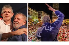 Ricardo Coutinho e o ex-presidente Luiz Inácio Lula da Silva.