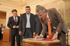 O convênio estipula linha de crédito com recursos no valor de R$ 50 milhões