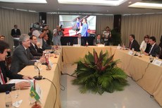 No encontro, o governador Ricardo Coutinho também defendeu a adoção de medidas que reduzam o subfinanciamento da saúde