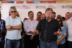 O governador Ricardo Coutinho (PSB) inaugurou a Central de Comercialização da Agricultura Familiar e da Economia Solidária do Cariri Ocidental da Paraíba (EcoParaíba), no município de Sumé
