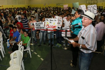 A população elegeu como prioridade de investimento para o próximo ano a educação, seguida da segurança pública e saúde