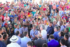 Durante a solenidade de inauguração da obra, o governador Ricardo Coutinho destacou que o Programa Caminhos da Paraíba mudou a realidade das estradas paraibanas