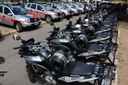 Ricardo entregou 96 viaturas e 60 motos para reforçar ações de segurança no Estado