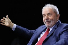 O ex-presidente Luiz Inácio Lula da Silva, do Partido dos Trabalhadores (PT)