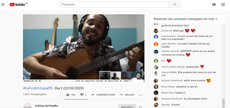 Com cada integrante em suas próprias casas, a banda Quadrilha se apresentou no último domingo no #EuFicoEmCasaPB ao vivo pela Internet