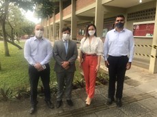 Dr. Fábio Andrade, Procurador-Geral do Estado; Paulo Márcio Madruga, Procurador-geral adjunto; Daniela Cesario, Procuradora; e Wilson de Moraes Neto, representante da OAB-PB