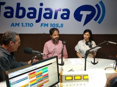 Paulo Cavalcanto Fº (UFPB) e Marília Araújo (SETDE), falam do Plades em entrevista na Rádio Tabajara