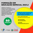 Formação Ed. Especial 2021.2 Formação Ed. Especial 2021.2