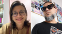 Professora Giovanna Leite e Toninho Borbo Professora Giovanna Leite e Toninho Borbo