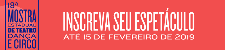 Inscreva seu Espetáculo