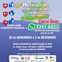 27º Mutirão de Renegociação de Dívidas promovido pelo Procon-PB acontece em Campina Grande