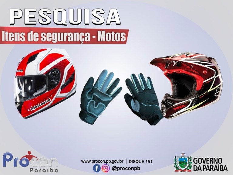 Capacetes de motos tem preços que variam até 166,67% em estabelecimentos de João Pessoa