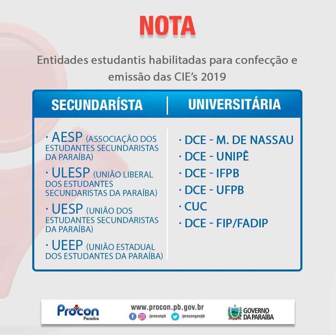 Carteira de Estudante