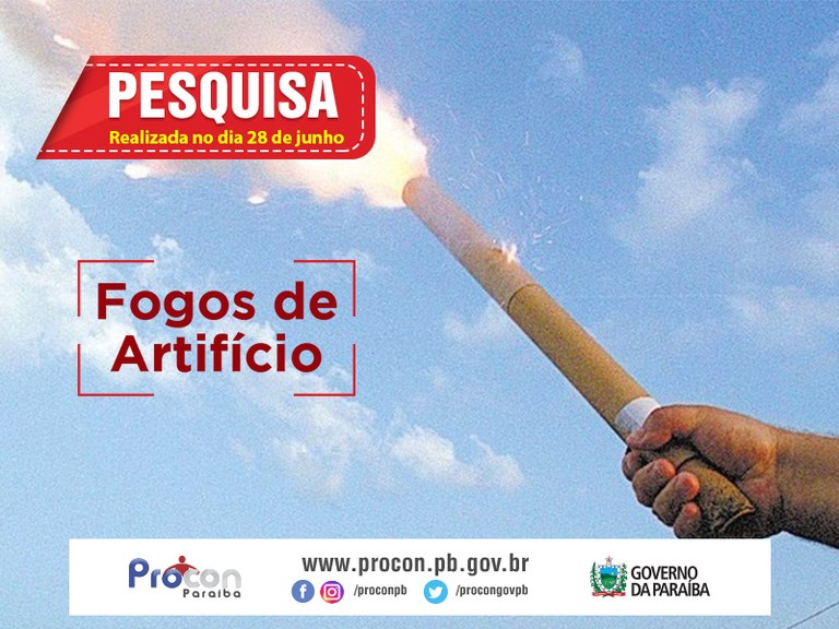 Fogos de artifício tem preços variando até 400% em João Pessoa
