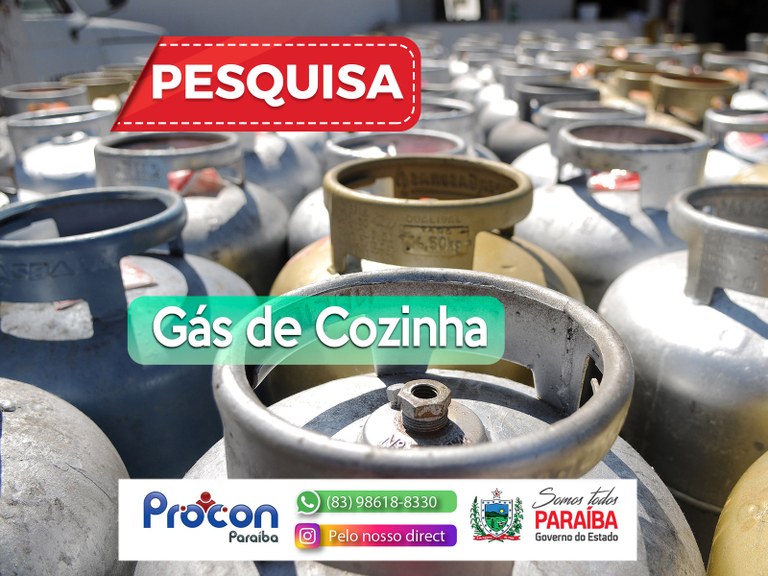 PESQUISA - PROCON-PB-GÁS DE COZINHA