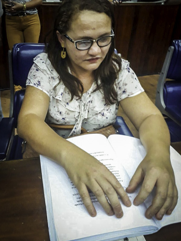 Alcenir Silva Pedagoga deficiente visual