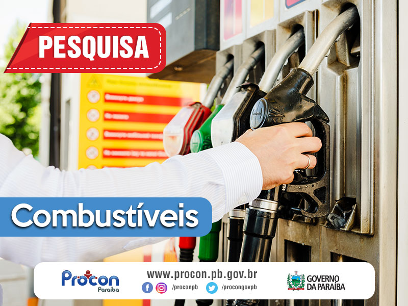 Menor valor à vista da gasolina encontrado foi de R$ 4,129 aponta pesquisa do PROCON-PB
