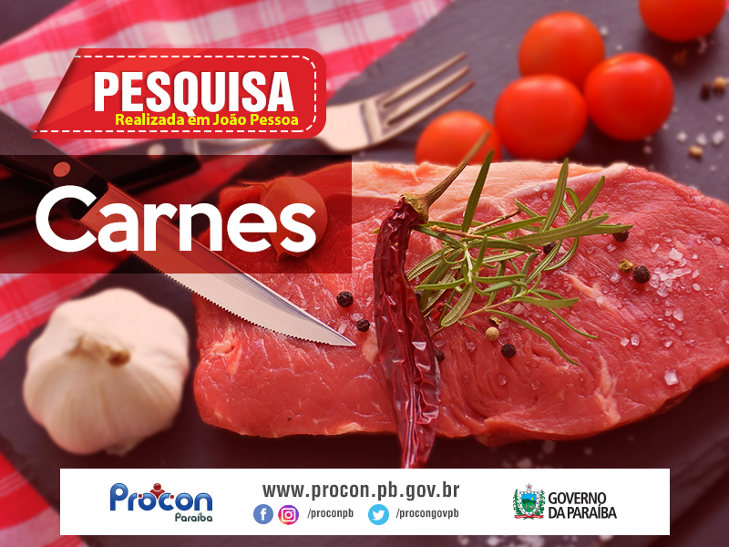 Pesquisa preços de carnes