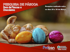 Pesquisa de ovos de páscoa realizada entre os dias 29 e 30 de março/17