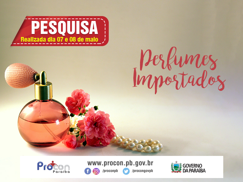 Preços de perfumes importados variam até 99,95% em João Pessoa