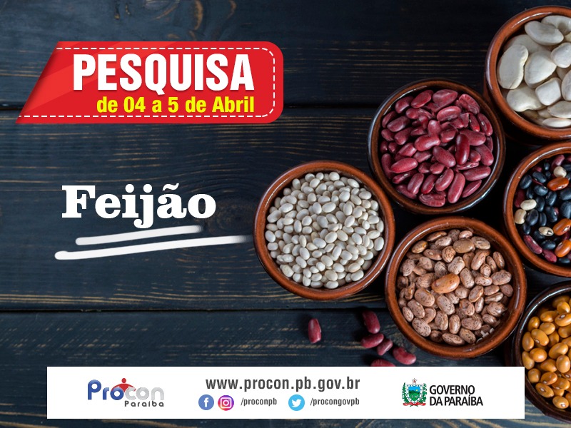 Preços do feijão variam até 90,99% em supermercados de João Pessoa