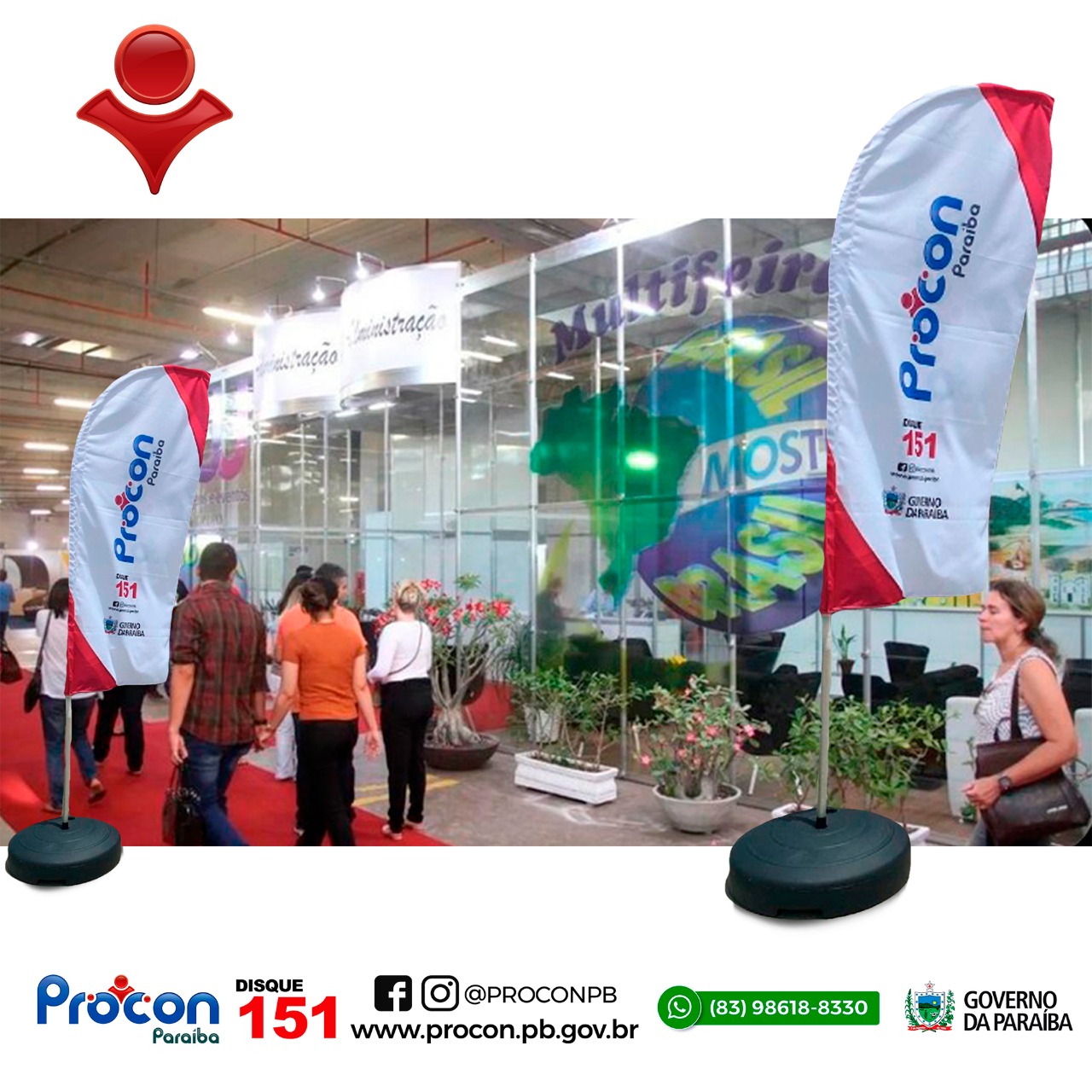 Procon Estadual da Paraíba participa da 26ª Feira “Brasil Mostra Brasil” realizada em nossa capital