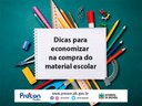 Procon-PB oferece dicas para economizar na compra do material escolar Procon-PB oferece dicas para economizar na compra do material escolar